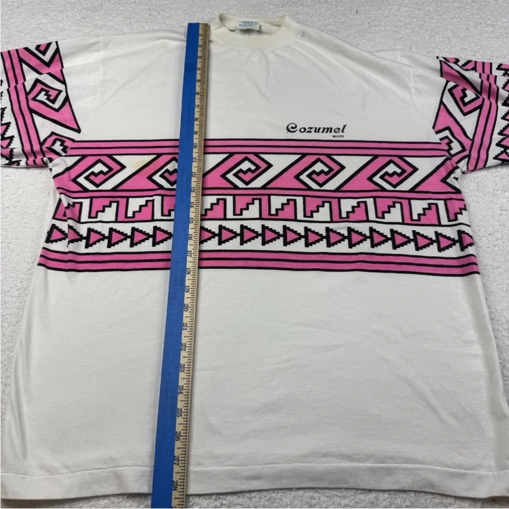 Vtg 80s Cancun Mexico Beach T-Shirt Single Stitch USA Made‎ Sz XL Vintage - Picture 9 of 9
